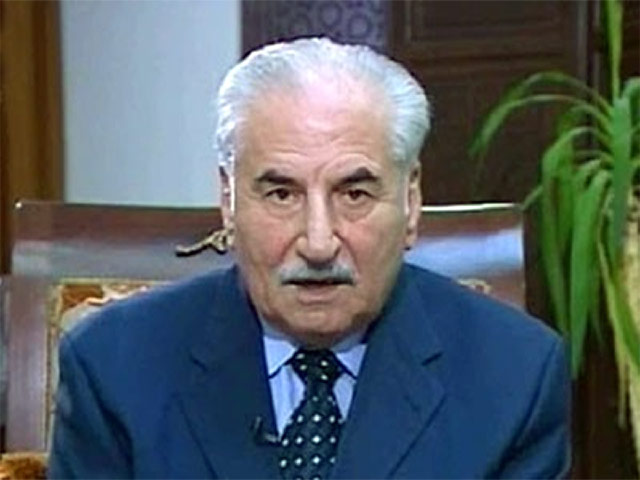 72-летний генерал Али Хабиб, отправленный в отставку с поста министра обороны Сирии 8 августа, выступил с обращением по местному телевидению