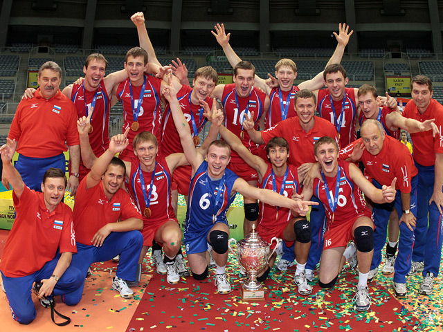 Российские волейболисты выиграли молодежный чемпионат мира