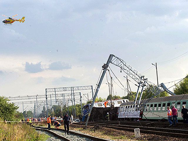 Польский суд арестовал машиниста сошедшего с рельсов поезда Варшава-Катовице
