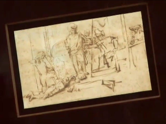Похищенный и найденный рисунок Рембрандта может оказаться работой его учеников