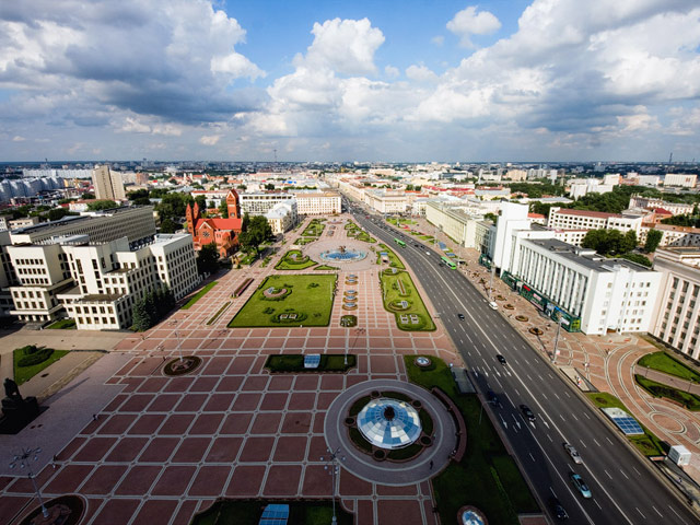 Минск. Площадь Независимости.