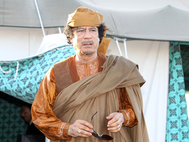 Полковник Муаммар Каддафи вместе с сыном Сейфом аль-Исламом до сих пор находятся в Ливии