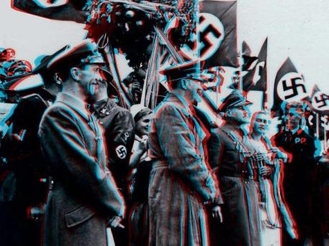 Впервые увидели свет трехмерные фотографии руководителей фашистской Германии во главе с Адольфом Гитлером, выполненные еще в 1930-х годах