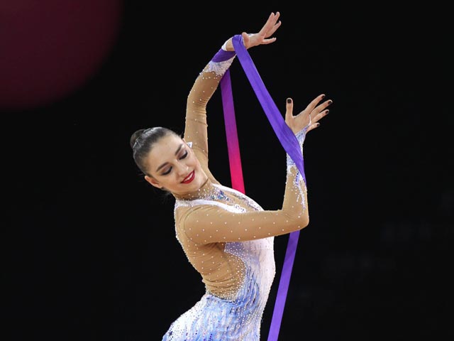 Российская гимнастка Евгения Канаева