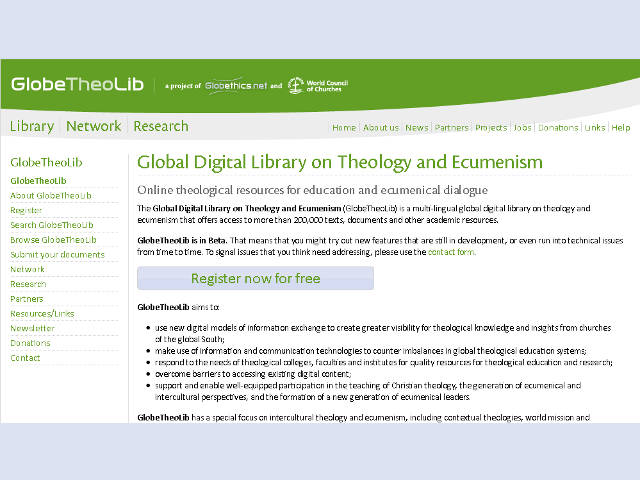 В Женеве состоялась презентация Всемирной электронной библиотеки богословской литературы
