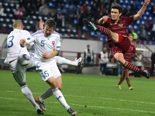 Матч отборочного турнира чемпионата европы по футболу Россия-Словакия, 7 сентября 2011 года