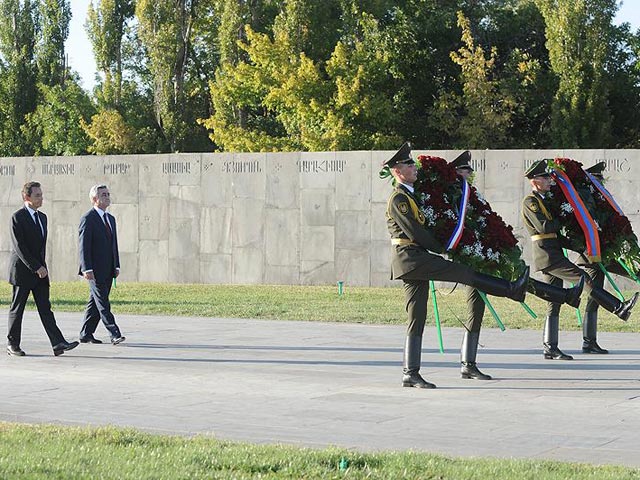 Николя Саркози и Серж Саргсян, 6 октября 2011 года