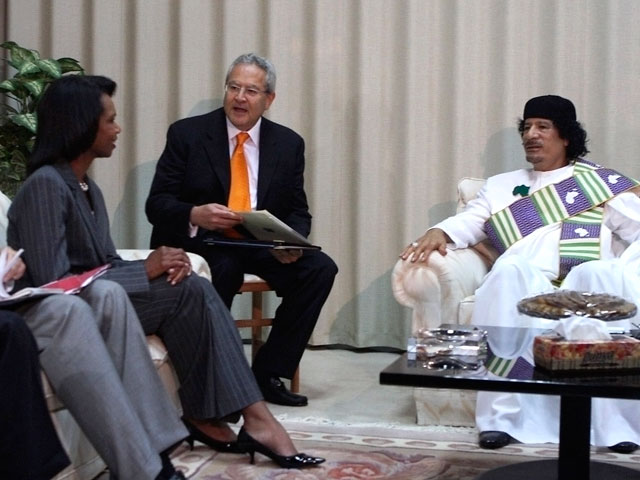Райс признается, что во время исторической встречи в 2008 году ливийский лидер был к ней неравнодушен