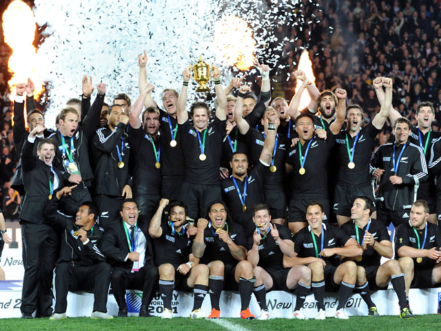 Регбисты Новой Зеландии стали двукратными обладателями Кубка мира