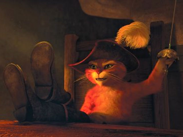 "Кот в сапогах 3D" стал лидером мирового проката по итогам первых выходных