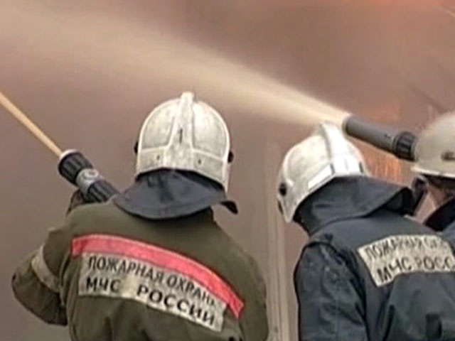 В Люберецком районе Подмосковья возник крупный пожар на территории бывшей птицефабрики