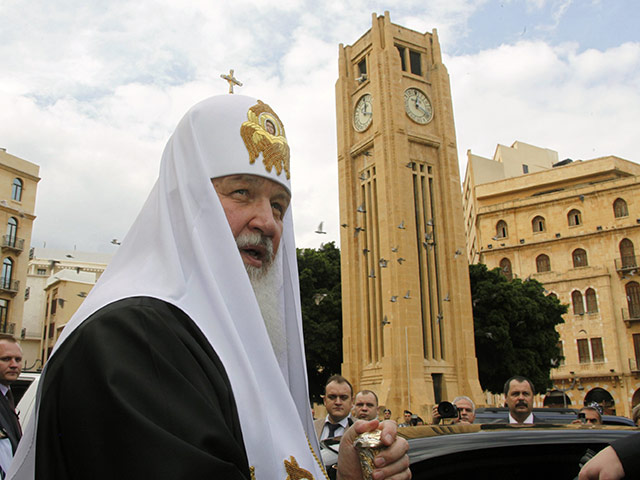 Патриарх Московский и всея Руси Кирилл ночью 14 ноября прибыл с визитом из Сирии в Ливан