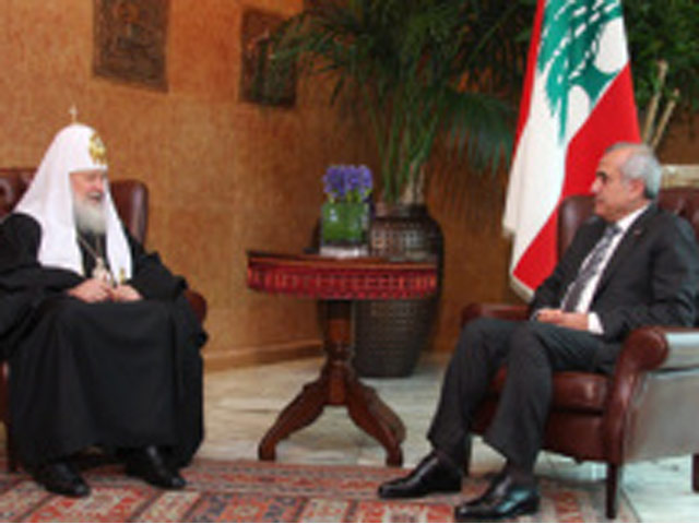 Патриарх Кирилл рассказал президенту Ливана о преследования христиан в Египте, Ираке и Ливии