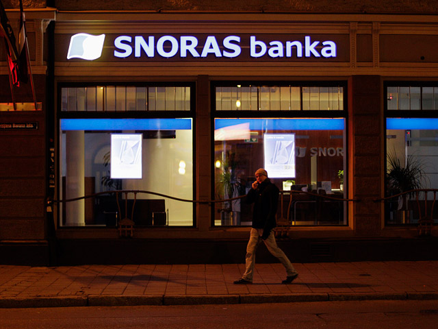 У обанкротившегося банка Snoras были клиенты из России