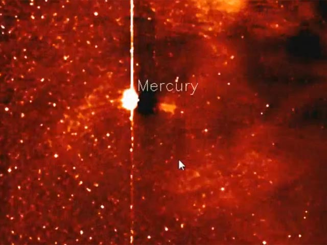 Уфолог-любитель, просмотревший космические записи одного из исследующих Солнечную систему телескопов, обнаружил недалеко от Меркурия огромный инопланетный корабль, о чем поспешил рассказать всему миру