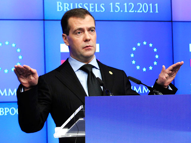 Президент РФ Дмитрий Медведев заявил, что оценка Европарламента выборов в России для него ничего не значит