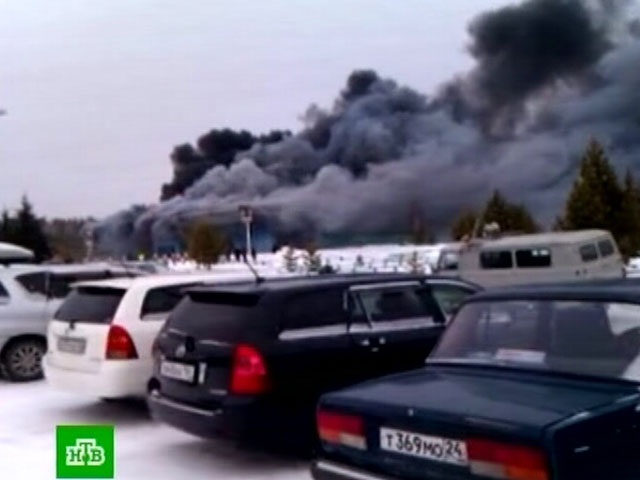 В Красноярске пожар уничтожил аэропорт "Черемшанка"