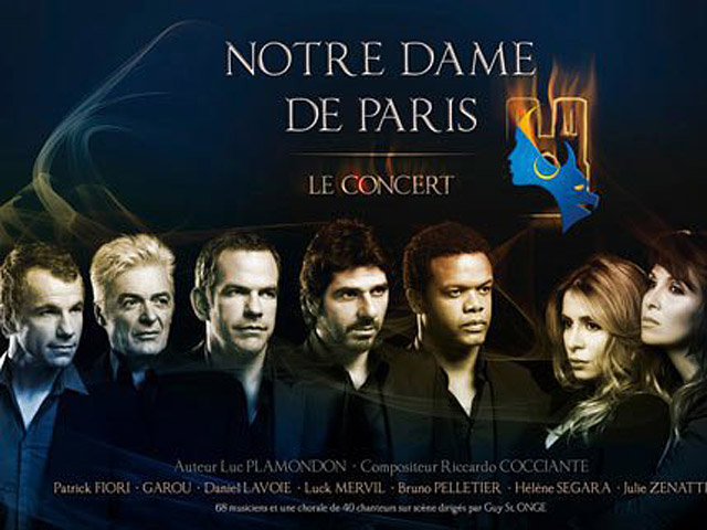 Мюзикл Notre Dame de Paris вернулся в Париж в концертной версии