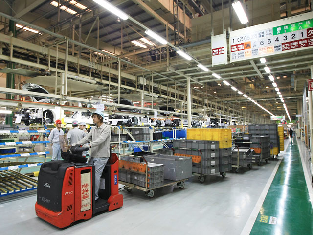 Производство в Японии сократилось на 4%