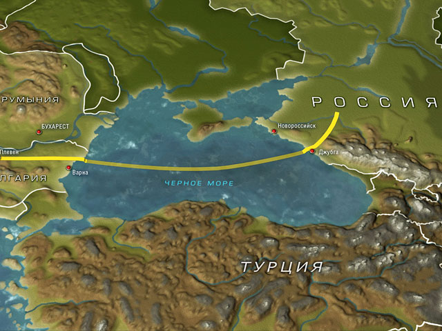 Турция выдала разрешение России на прокладку газопровода "Южный поток" по дну Черного моря