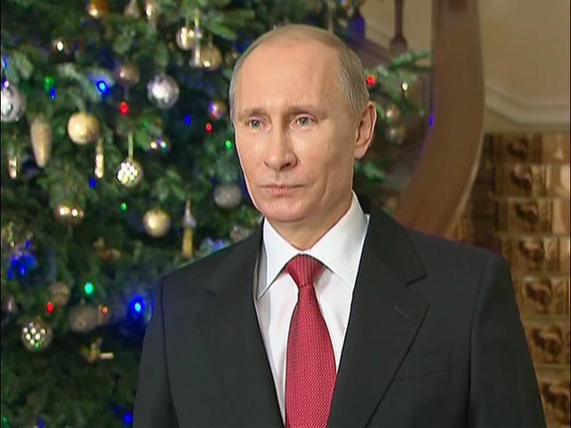 Премьер Владимир Путин поздравил россиян с Новым годом