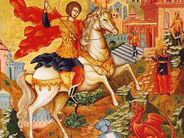 Украинских православных призвали поменять год дракона на икону Георгия Змееборца