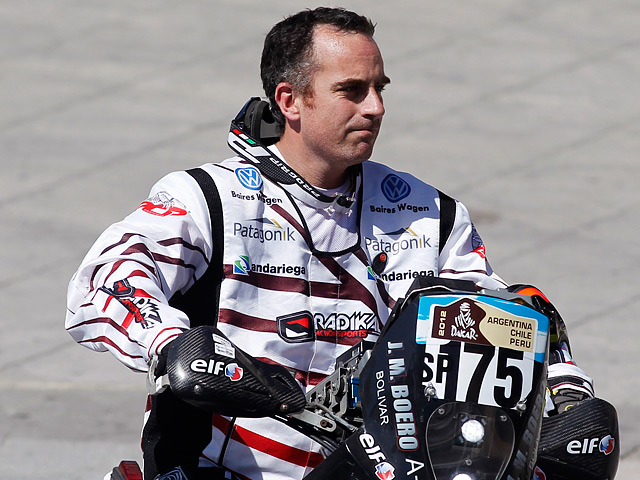 Мотогонщик Хорхе Мартинес Боэро в воскресенье разбился, попав в аварию на 55-м километре дистанции