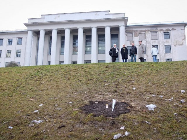 Литовец привел в действие взрывное устройство и погиб от взрыва в центре Вильнюса на горе Тауро