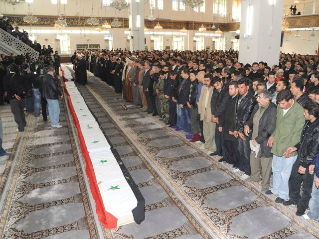 В столице Сирии похоронили жертв теракта