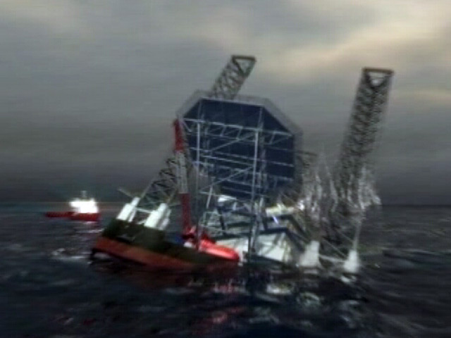 Причинами гибели буровой платформы "Кольская" в Охотском море мог стать некачественный ремонт, проведенный незадолго до трагедии