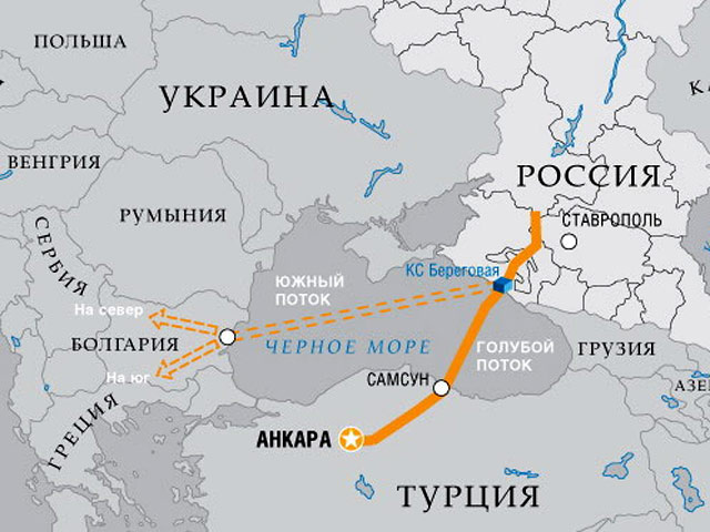 "Газпром" начнет строительство "Южного потока" уже в конце 2012 года