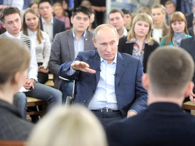 Об этом в среду заявил премьер-минимтр РФ Владимир Путин на встрече со студентами Томского политехнического университета 