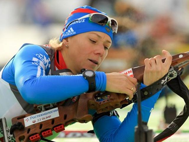 Ольга Зайцева заняла шестое место в спринтерской гонке биатлонисток