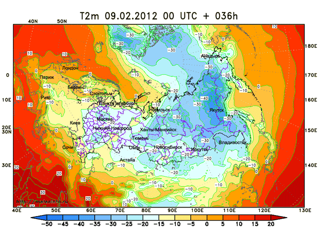 Аномально низкие температуры сохранятся на большей части территории России в ближайшие десять дней