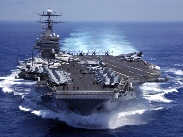 Две американские авианосные ударные группы во главе с атомными авианосцами Carl Vinson и Abraham Lincoln в настоящий момент находятся в Оманском заливе, омывающем юго-восточное побережье Ирана