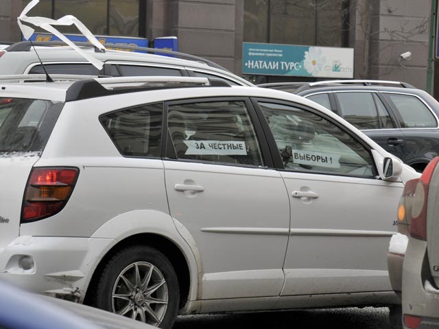 Автопробеги "За честные выборы" прошли по всей России