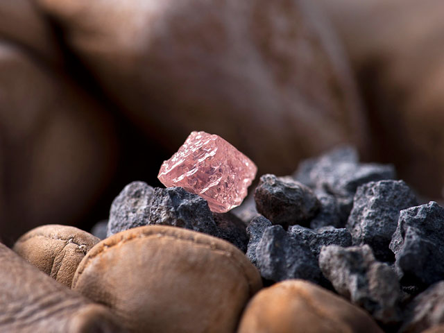 В Австралии был найден самый большой неограненный розовый алмаз в истории страны