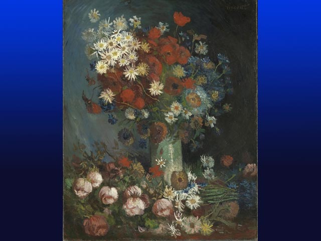 "Натюрморт с луговыми цветами и розами", хранившийся с 1974 года в голландском музее Креллер-Мюллер, оказался не работой неизвестного мастера, а полотном Ван Гога, сообщается на сайте музея