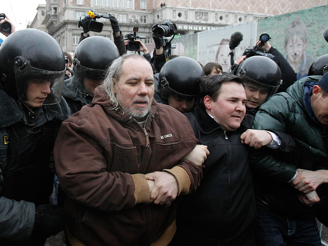 Всех задержанных на Триумфальной площади в субботу в центре Москвы отпустили из отделений полиции
