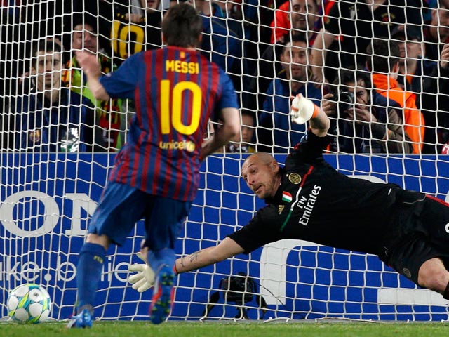 Дубль Лео Месси вывел "Барселону" в полуфинал Лиги чемпионов
