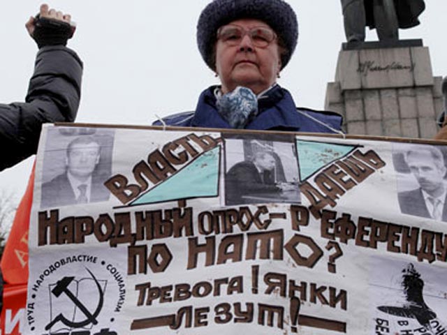 В Ульяновске коммунисты устроили голодовку с протестом против создания в регионе пункта транзита грузов НАТО из Афганистана
