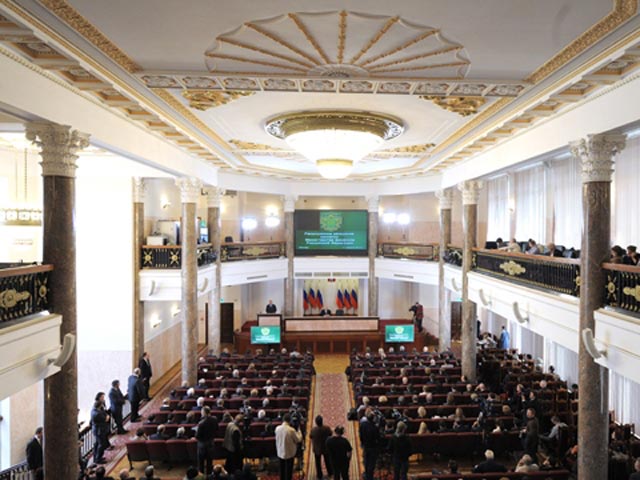 Владимир Путин на заседании коллегии Министерства финансов РФ, 17 апреля 2012 года