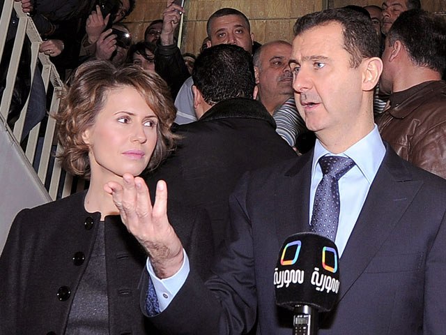 Башар Асад с женой Асмой