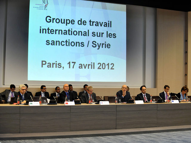 МИД Франции проводил конференцию по Сирии 17 апреля 2012 года