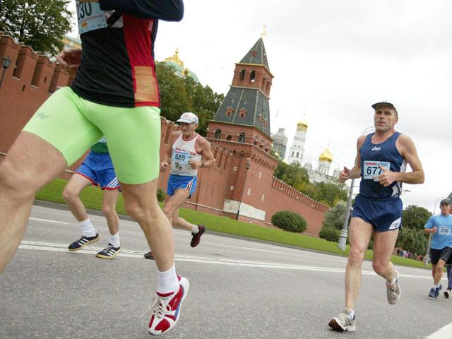 Трасса для марафонского бега на чемпионате мира по легкой атлетике, который пройдет с 10 по 18 августа 2013 года на столичном стадионе "Лужники", будет проходить по центру российской столицы
