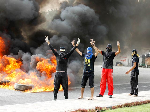 Акция протеста в Бахрейне, 22 апреля 2012 года
