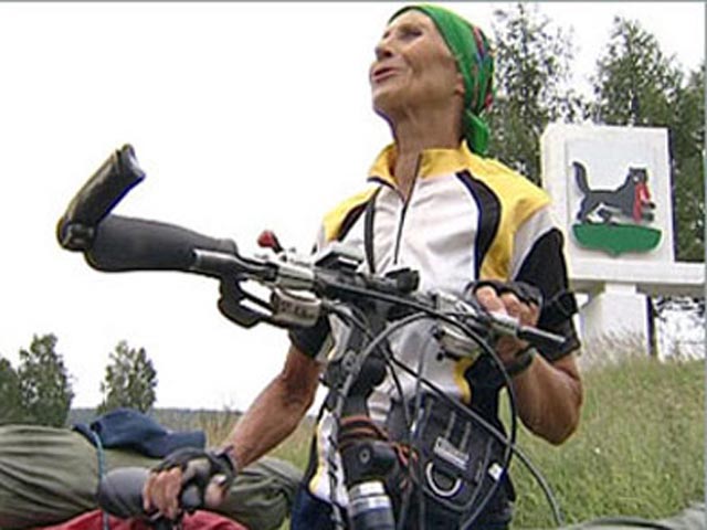 71-летняя бабушка проедет на велосипеде 7000 км по следам Кутузова