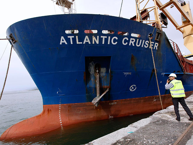 14 апреля в водах Средиземного моря было задержано немецкое судно Atlantic Cruiser, державшее курс на сирийский порт Тартус