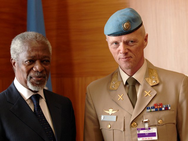Генсек ООН назначил норвежского генерала Роберта Муда главой Миссии ООН по наблюдению в Сирии и главным военным наблюдателем