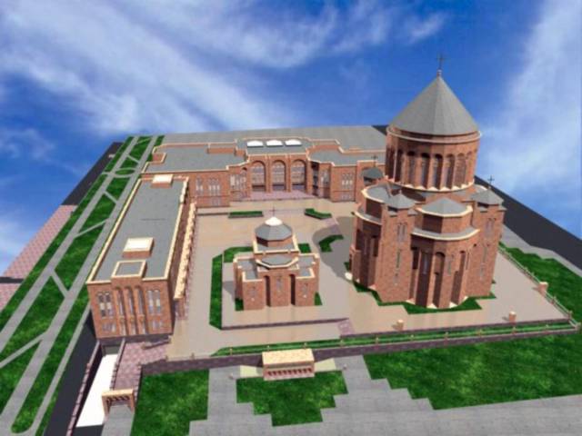 Культовый армянский комплекс помимо кафедрального храма будет включать в себя часовню, просветительский центр с библиотекой, конференц-зал, музей, резиденцию, трапезную, а также гостевую зону. Общая площадь всех этих объектов составит около 25 тыс. квадра